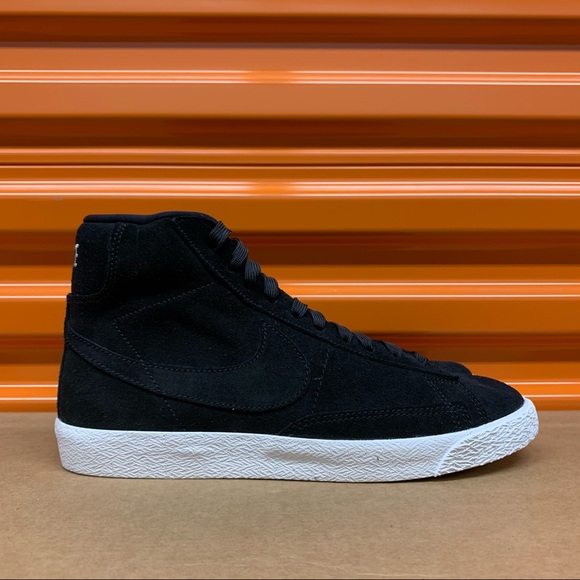 Nike Blazer Mid Black/Summit White Women’s Shoes - Picture 3 of 8
